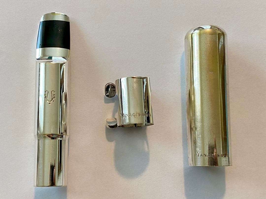 【希少・プロ使用】YANAGISAWAテナーサックス マウスピース純正3点セット