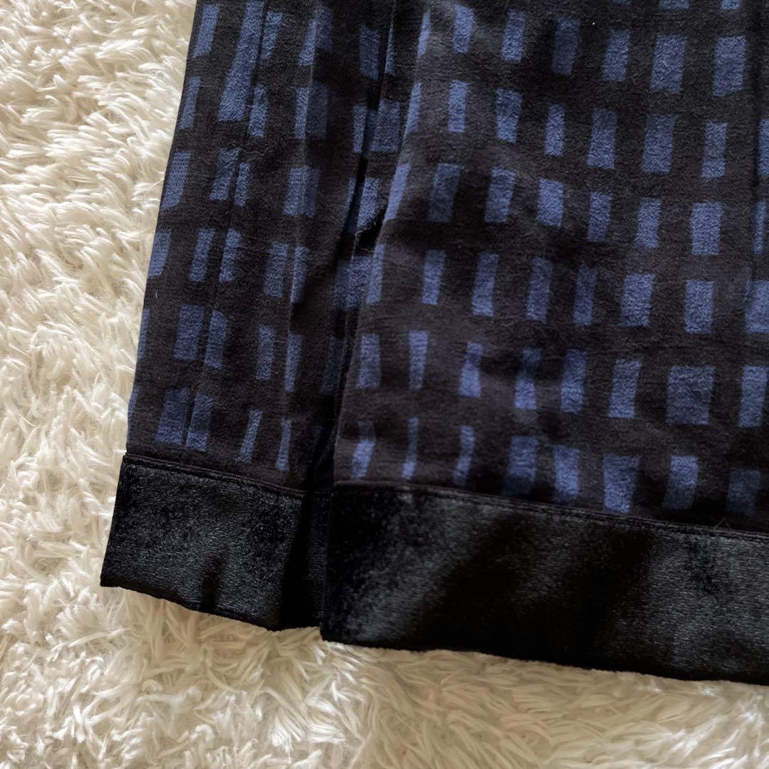 【ミナペルホネン】sora check ソラチェック　ひざ丈スカート　綿　38