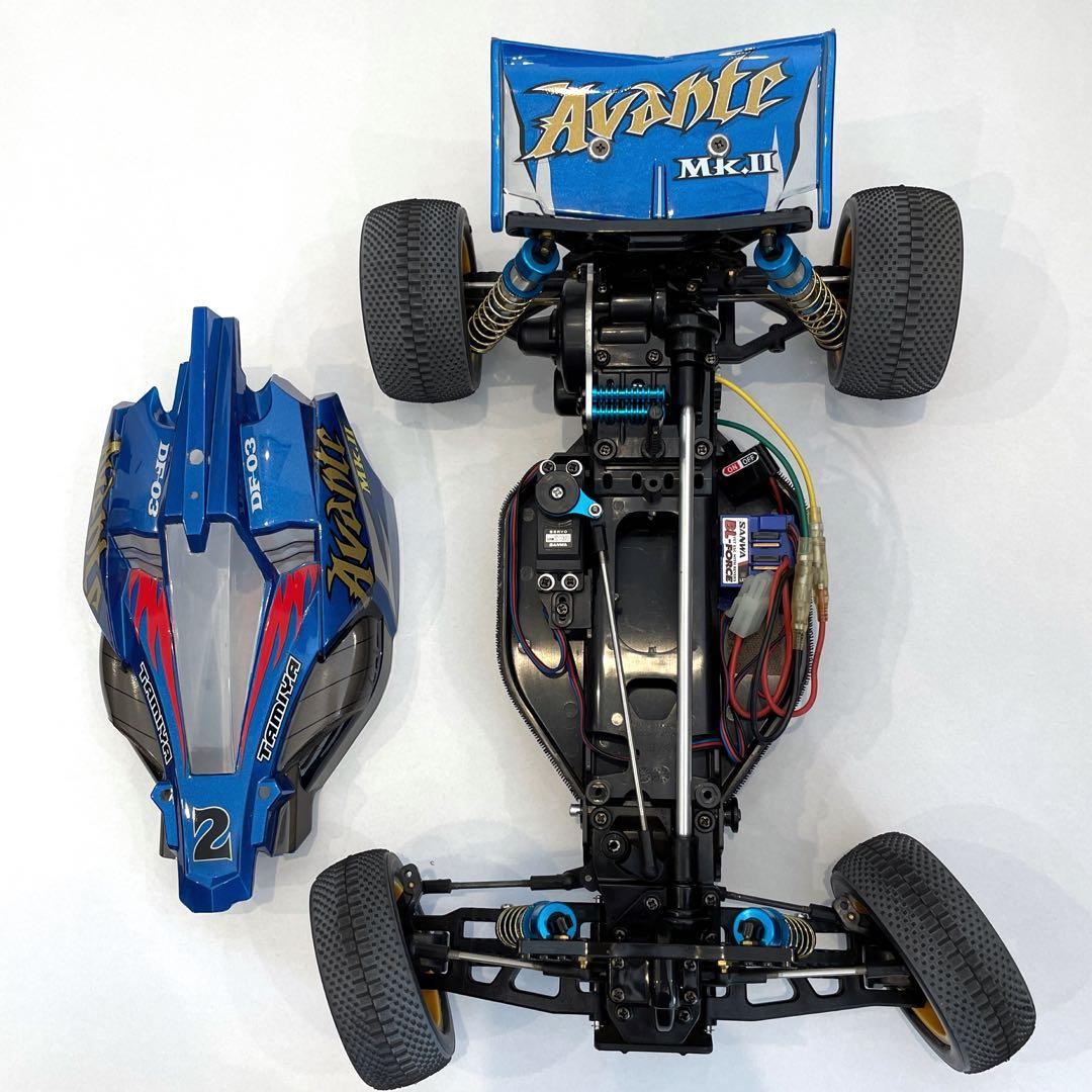 タミヤ アバンテMk.Ⅱ（DF-03）プロポ・バッテリー・充電器セット