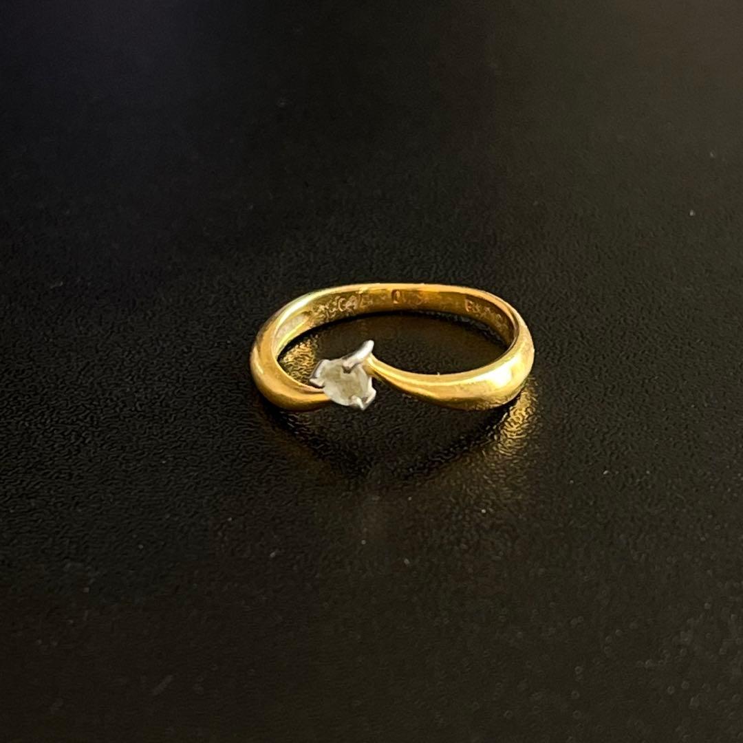 M*A様 【希少】renoma レノマ K18 ダイヤ リング 0.10ct 1