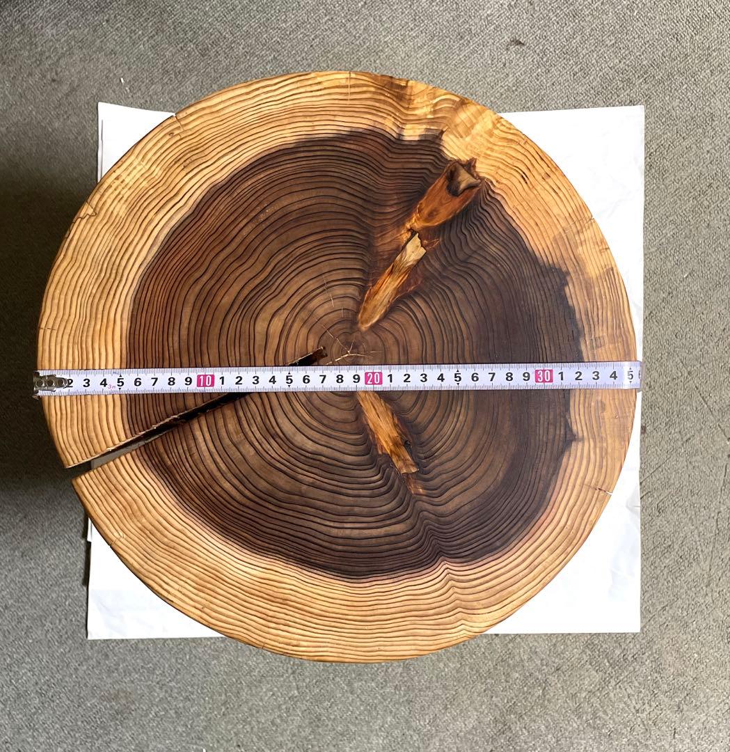 丸太　(パルック)　円筒型3段 スツール　サイドテーブル