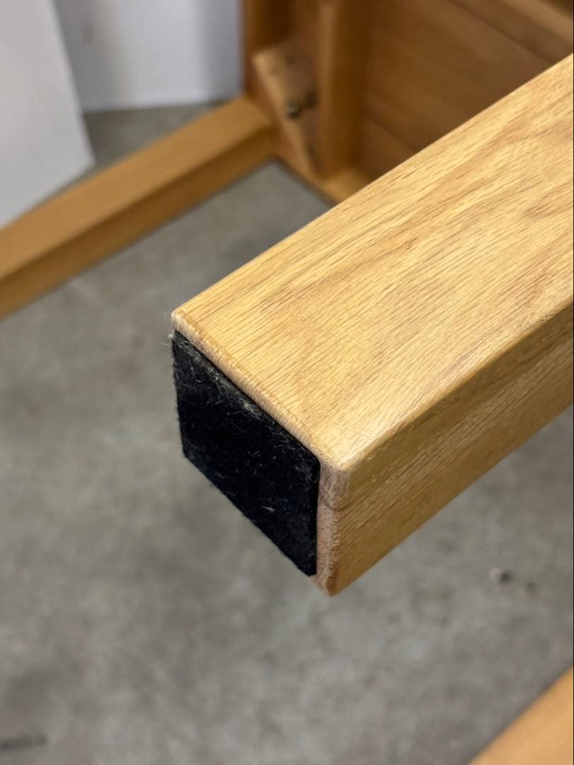 ☆MUJI 無印良品 80cm オーク ダイニングテーブル 無垢材