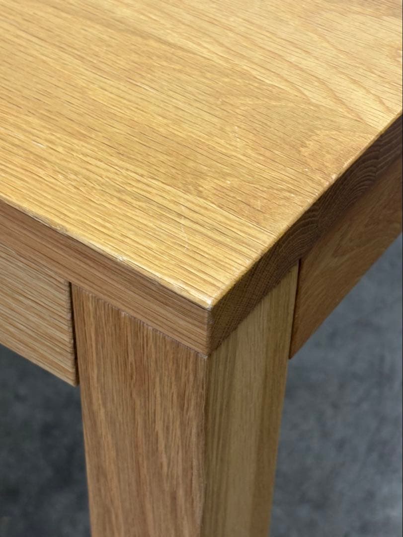 ☆MUJI 無印良品 80cm オーク ダイニングテーブル 無垢材