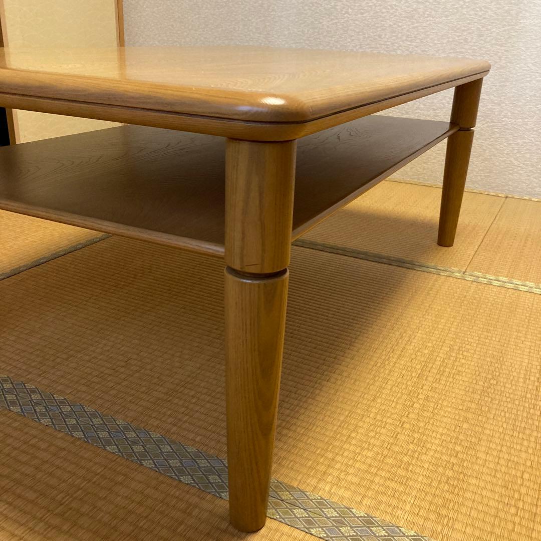送料込♪【カリモク家具】木製ナチュラルウッド座卓