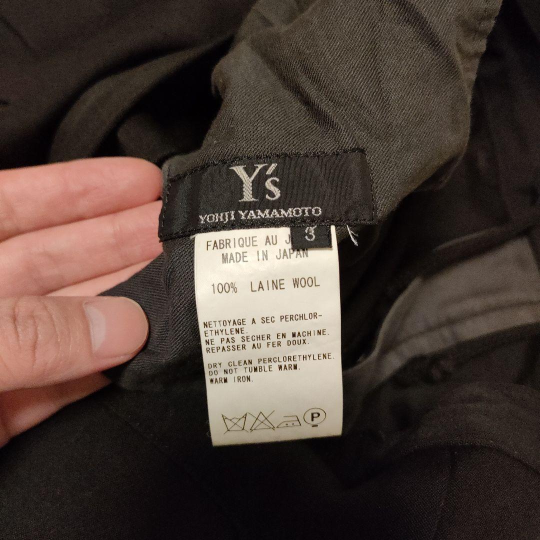 Y.S　ヨウジヤマモト　ウールギャバジンカーゴパンツ