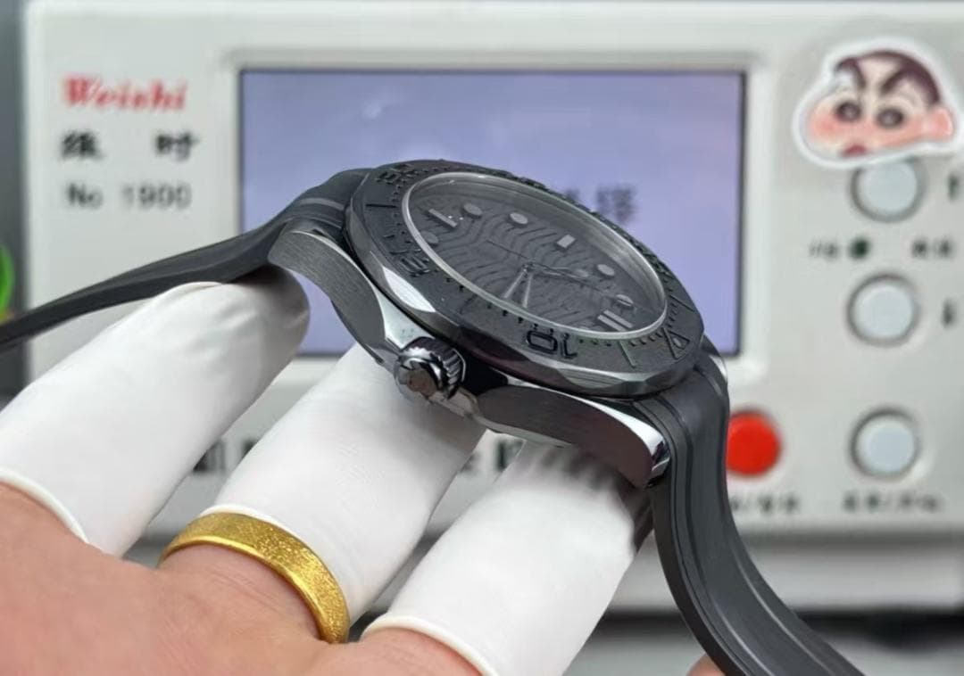 シーマスター コーアクシャル マスタークロノ ブラック 腕時計