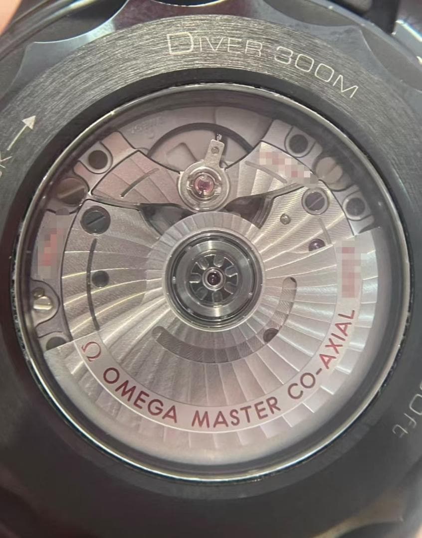 シーマスター コーアクシャル マスタークロノ ブラック 腕時計