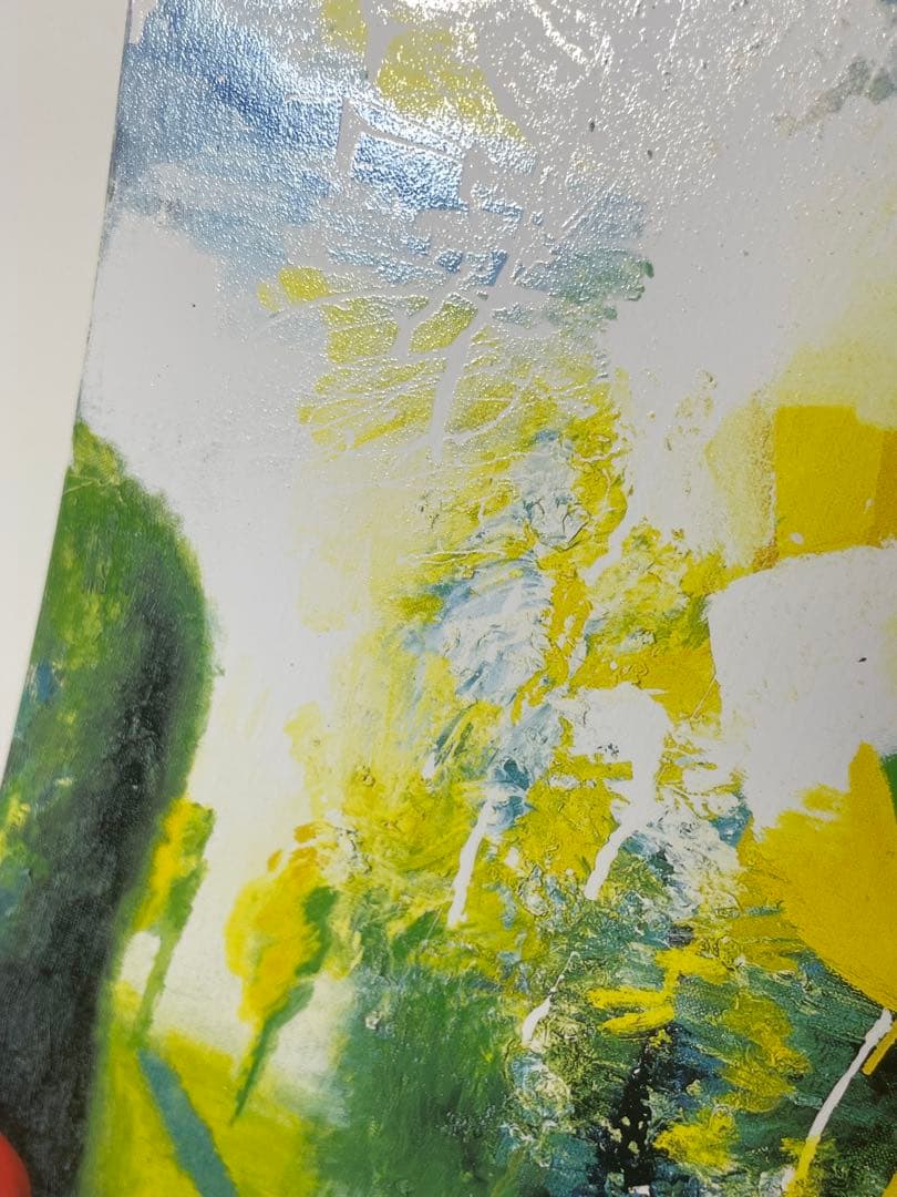 オルガ・グレチナ「雨」サイン 95/250 シルクスクリーン63.5×85cm