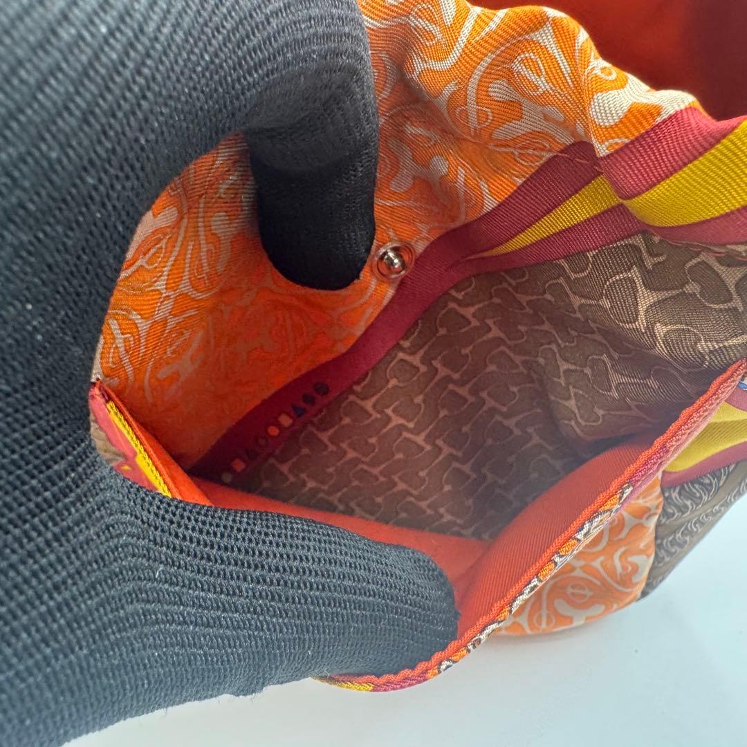 【美品】　エルメス　フールビ　ポーチ　オレンジ