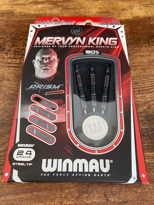 Winmau Mervyn King 24g ハードダーツ