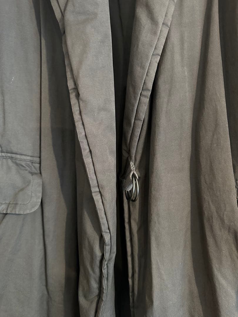 COMOLI 中綿(プリマロフト)タイロッケンショールカラーコート