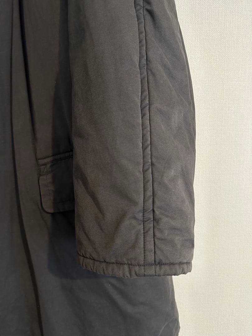 COMOLI 中綿(プリマロフト)タイロッケンショールカラーコート