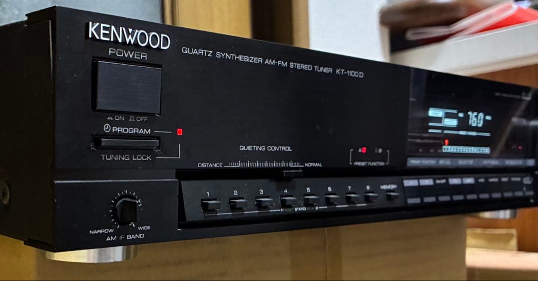 【定価82,280円・美品】高級チューナー　KENWOOD KT-1100D