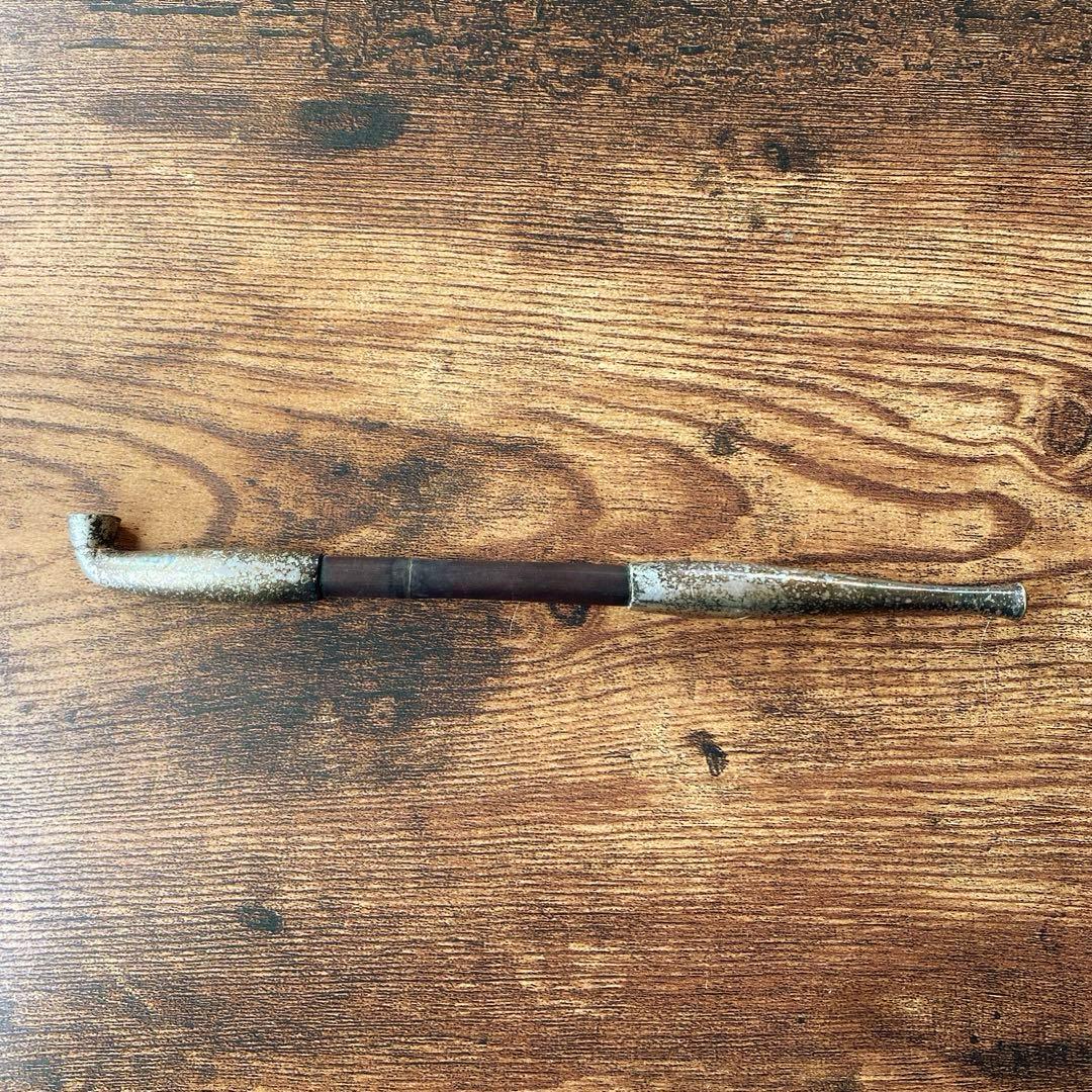 【老舗 村田刻印】キセル 煙管 2本セット 骨董品 アンティーク 喫煙具