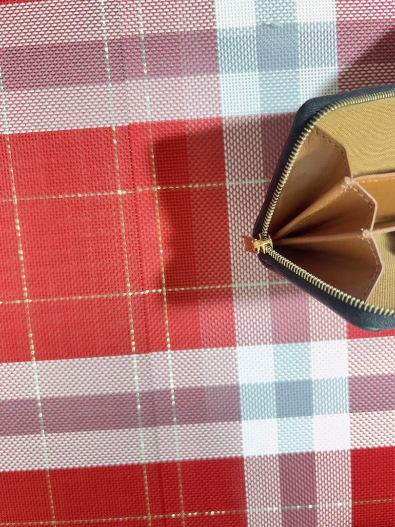 CELINE ケース ブラウンレザー