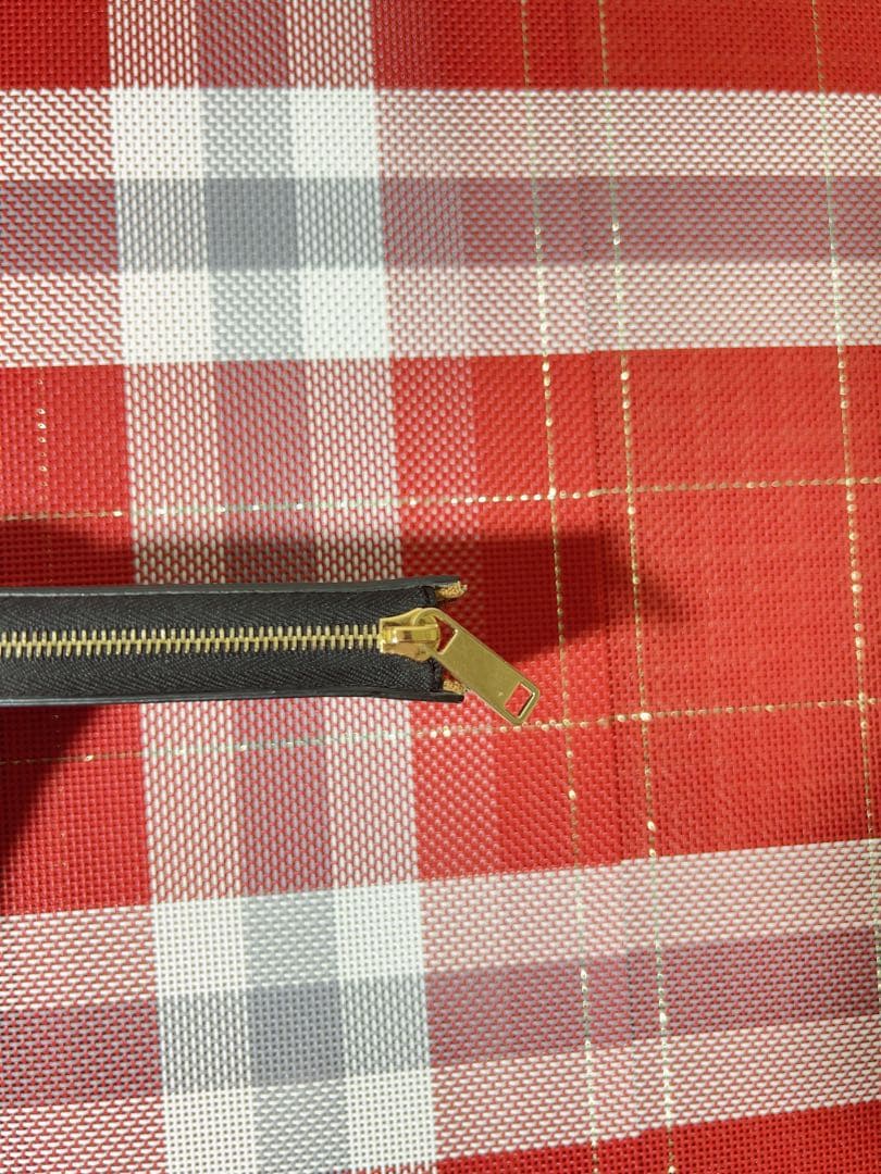 CELINE ケース ブラウンレザー