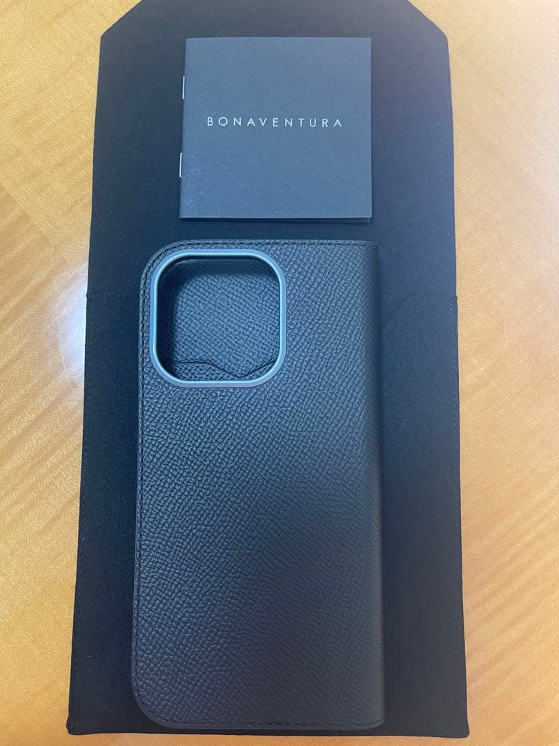 Bonaventura 手帳型 iPhone16proケース ブラック