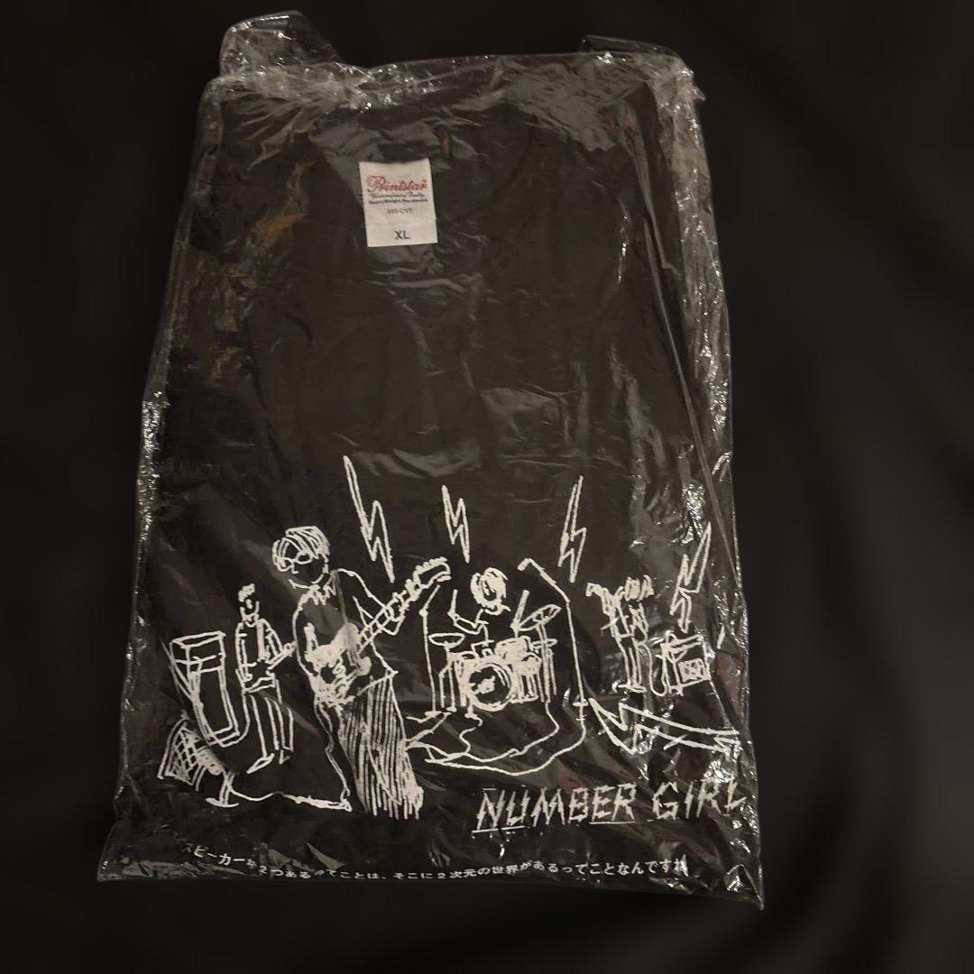 NUMBER GIRL XL 黒 Tシャツ