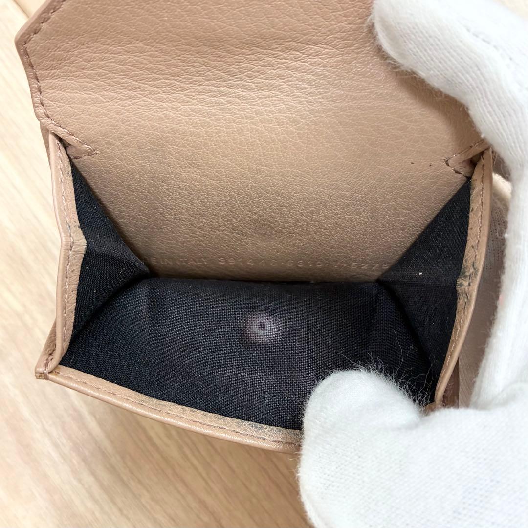 BALENCIAGA ベージュ 三つ折り財布 財布 バレンシアガ