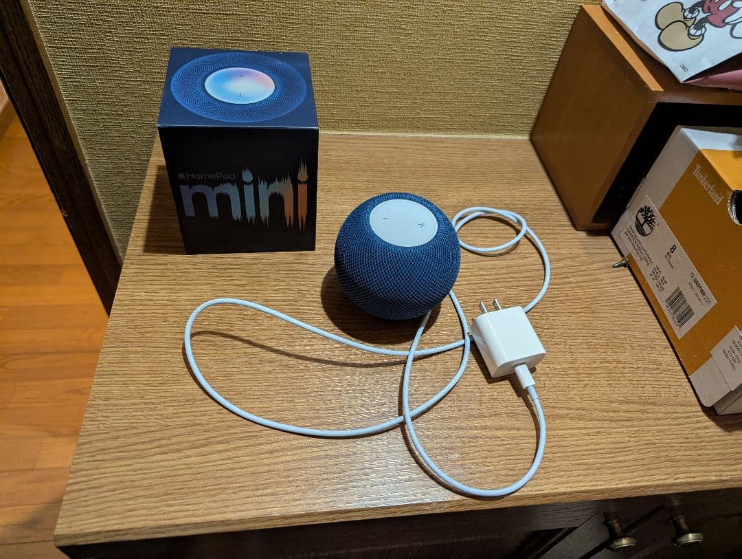 アップル　動作確認済Pod mini ブルー【美品送料込匿名便】