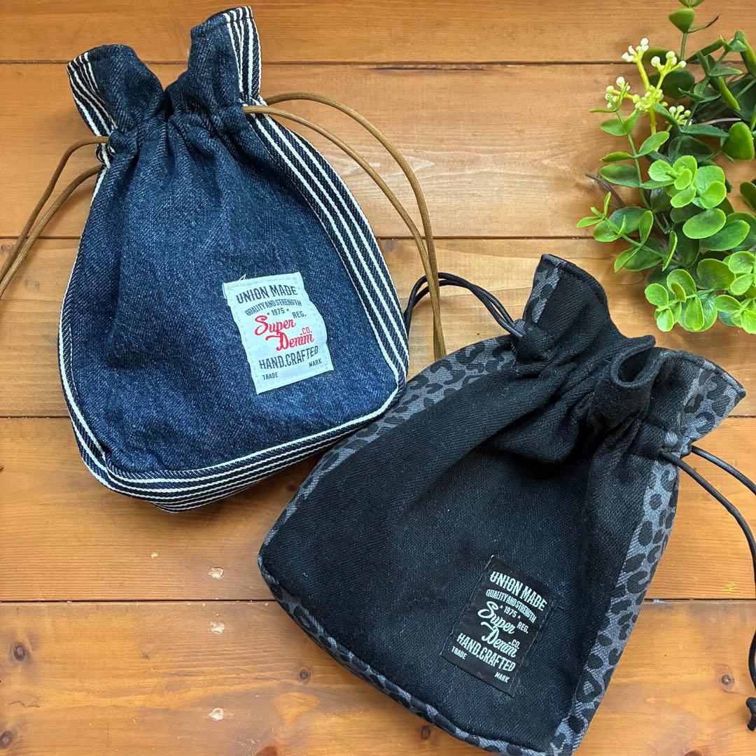 デニムリメイク♥バック♥ポーチ♥ハンドメイド