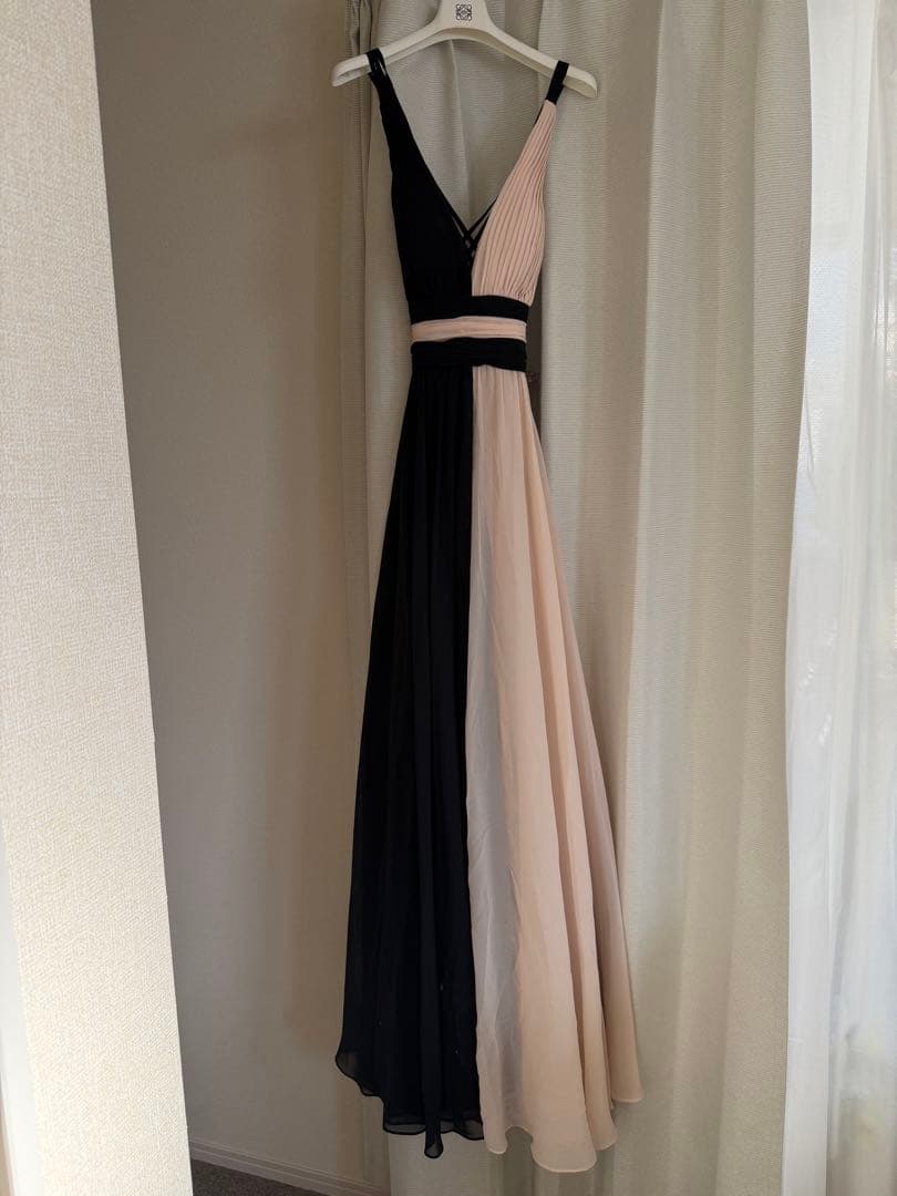 Settann 2トーンマキシドレス