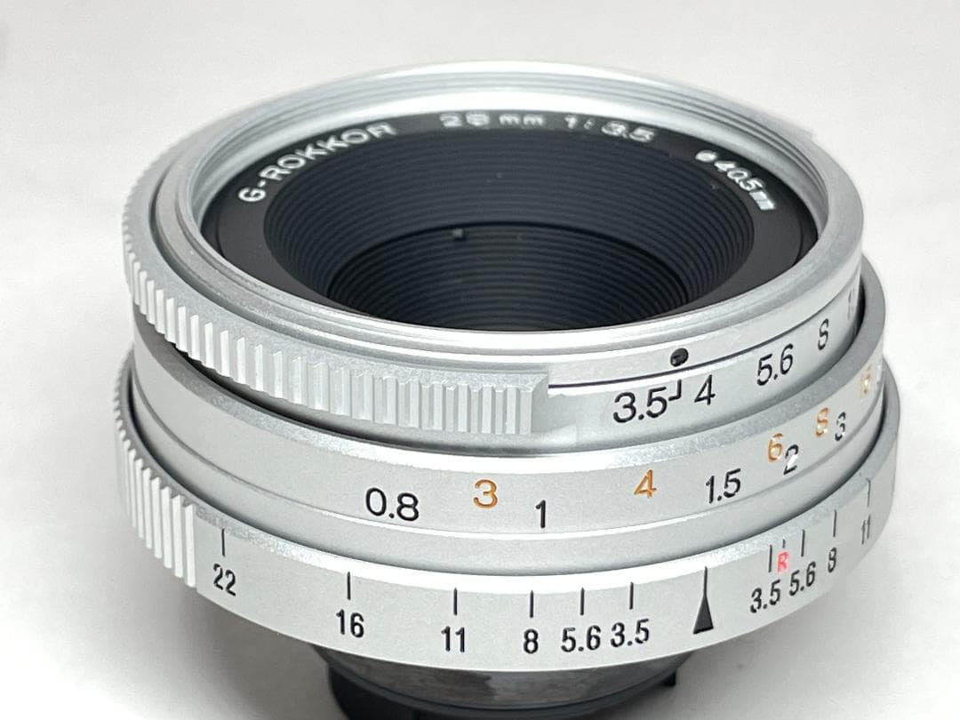 元箱付き 極上品 ミノルタ G-ROKKOR 28mm F3.5 L