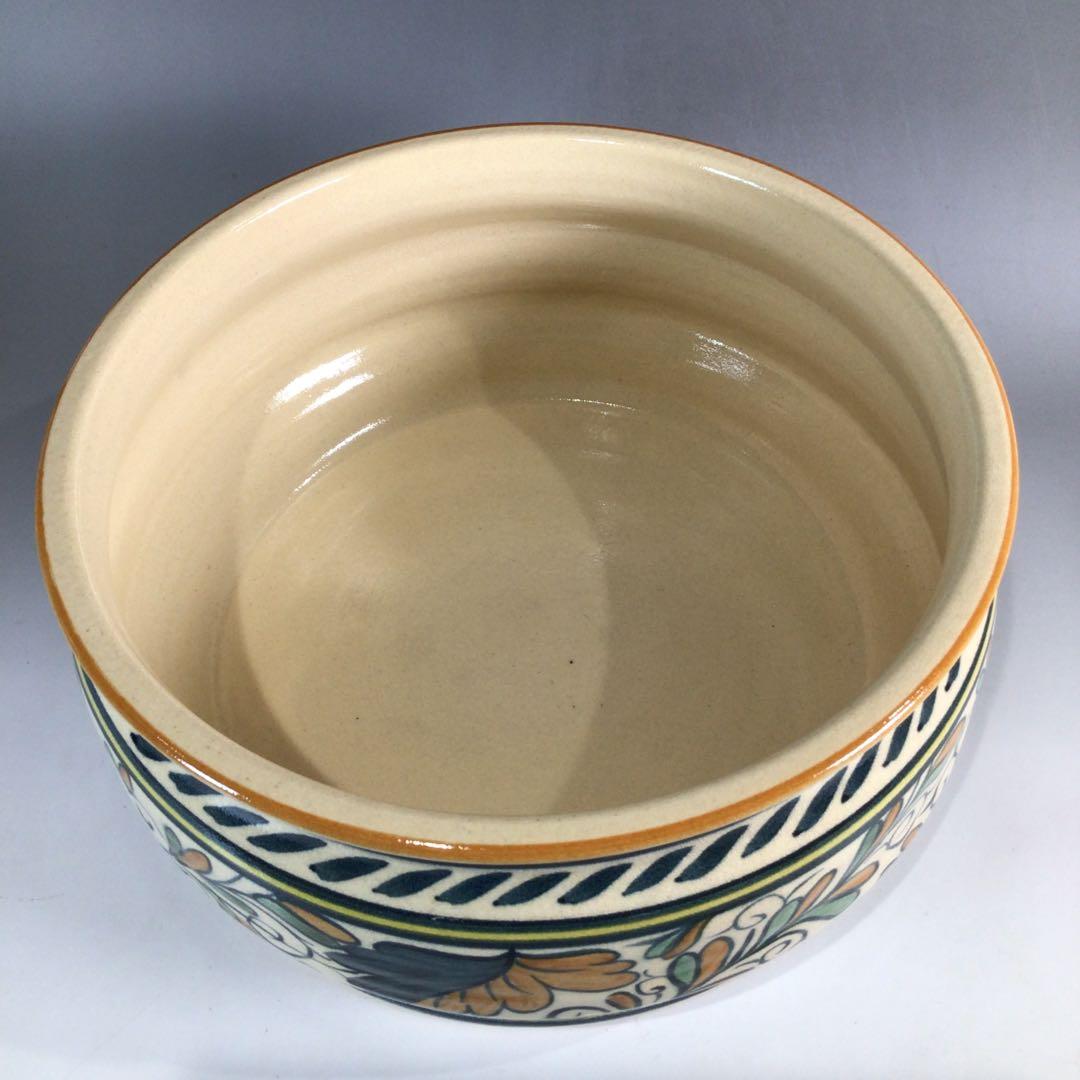 Ｐ１７３　水指　『西尾瑞豊造』『割蓋』『和蘭陀写』『平水指』　共箱　茶道具