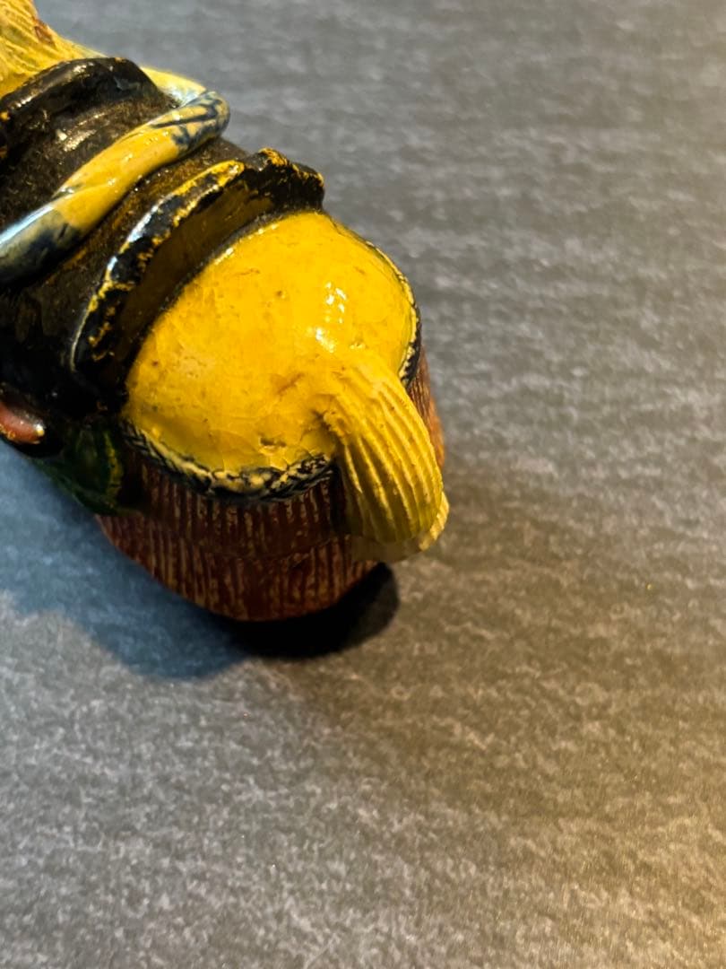 香合　馬　後楽園焼