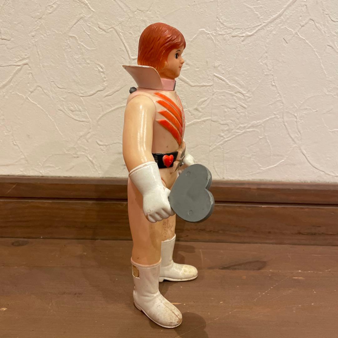 s*e様 旧バンダイ 面替えソフビ モモレンジャー　当時物