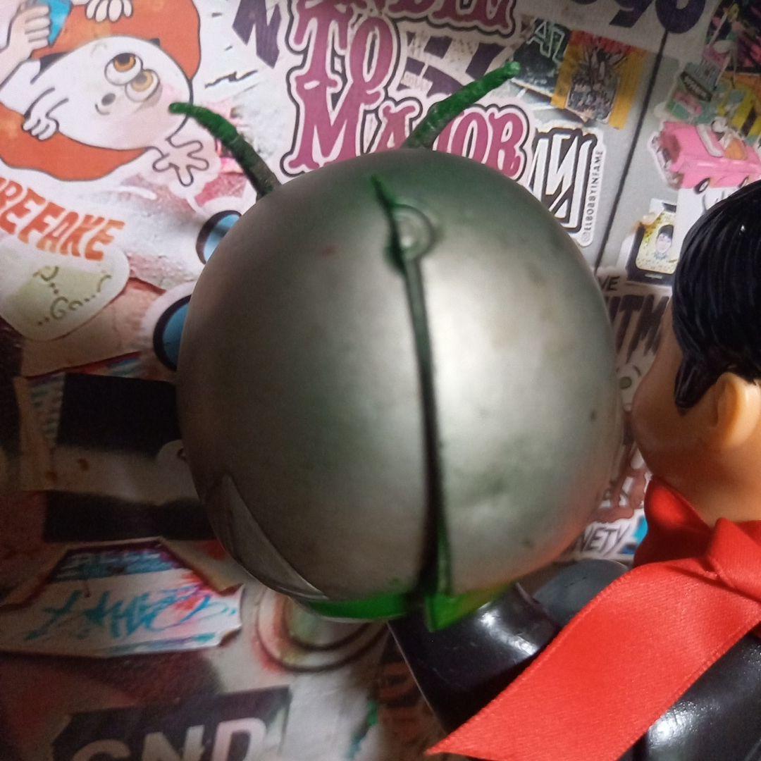仮面ライダースタンダードソフビ当時物✨昭和レトロ✨胸銀吹き✨