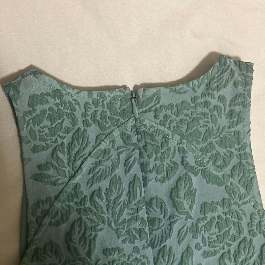 GANNI ジャガード ノースリープブラウス ガニー