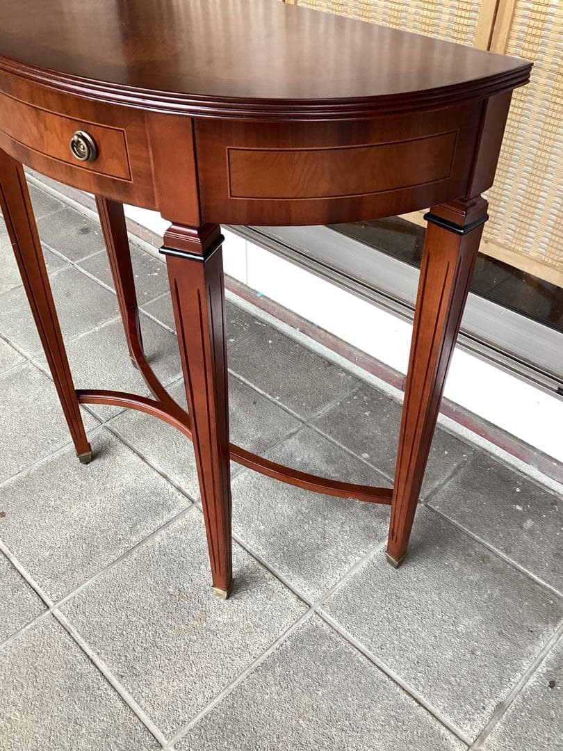 コンソール　テーブル　飾り台　木製　サイドテーブル