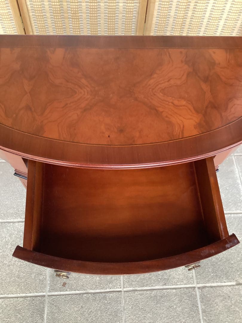 コンソール　テーブル　飾り台　木製　サイドテーブル