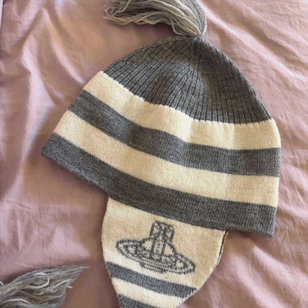 ヴィヴィアンウエストウッド ニット帽 ビーニー