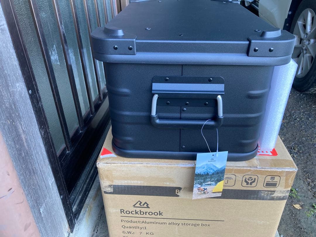 アルミ コンテナ ボックス 30L カスタムベース フルセット 1019