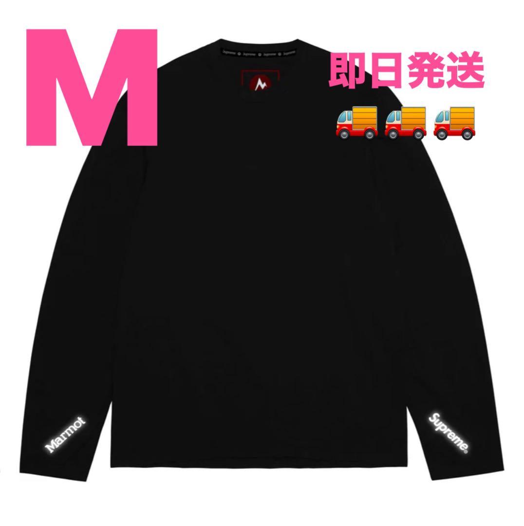 Supreme/Marmot ブラック ロングスリーブ Tシャツ M