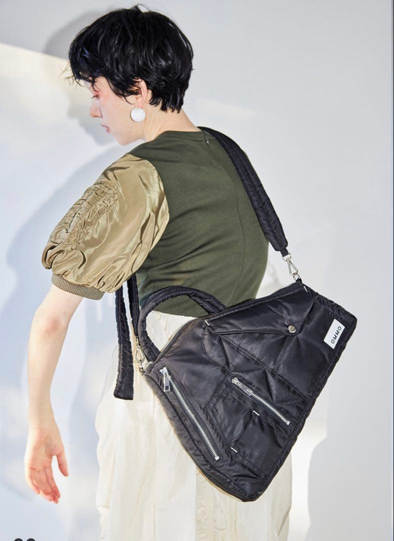 バッグ 2WAY MA-1 DETAIL BAG BLACK 26,400yen