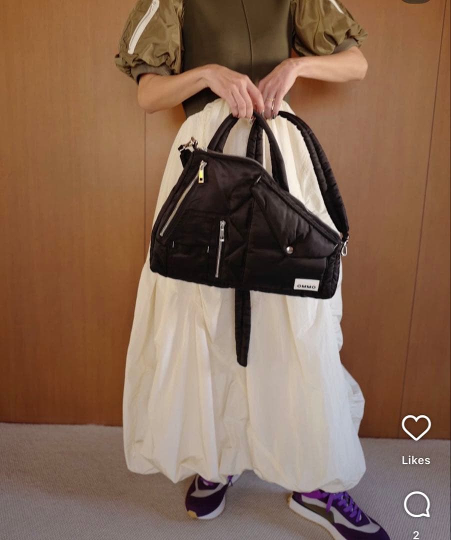 バッグ 2WAY MA-1 DETAIL BAG BLACK 26,400yen