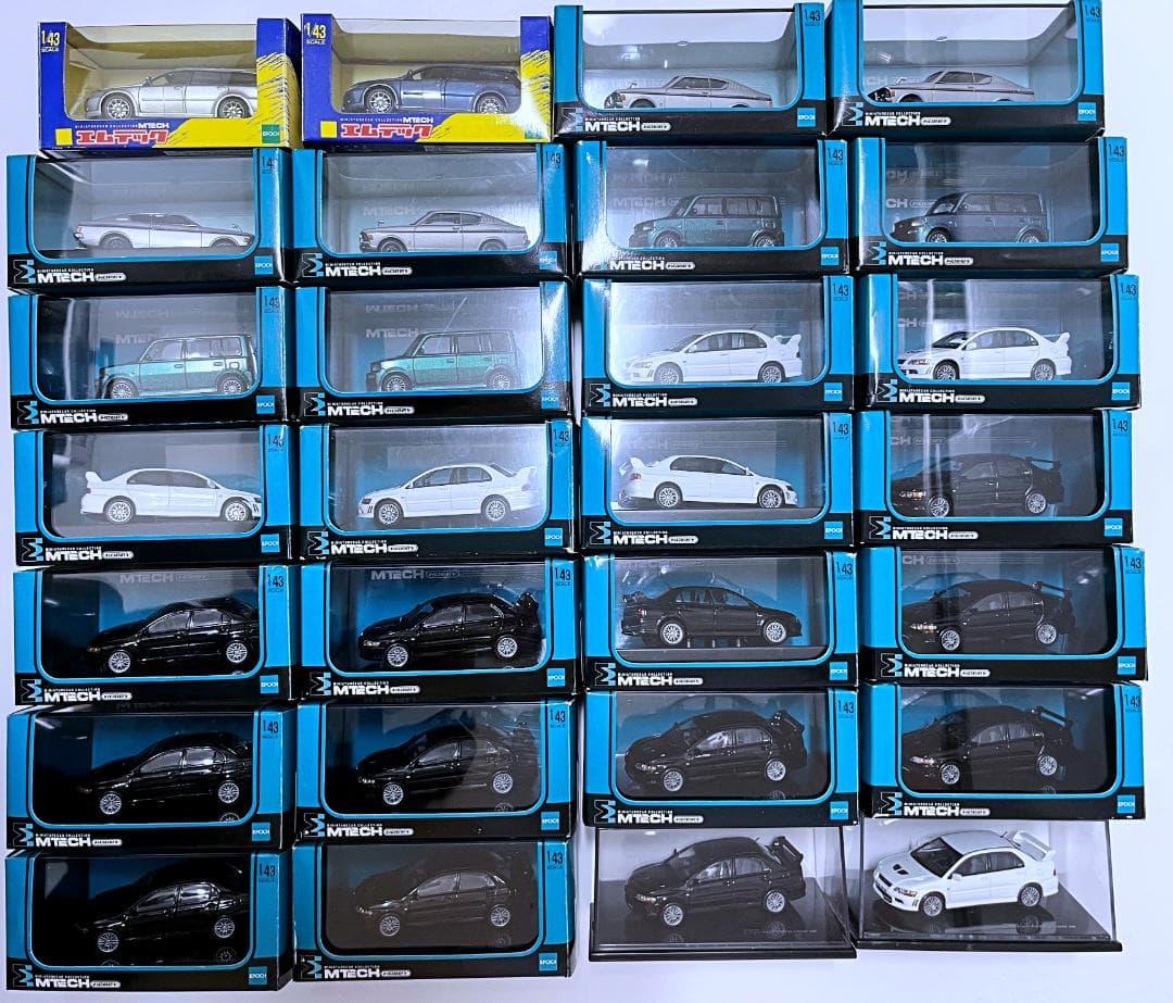 tomo 2320★エムテック　1/43　ミニカー　28台まとめ売り