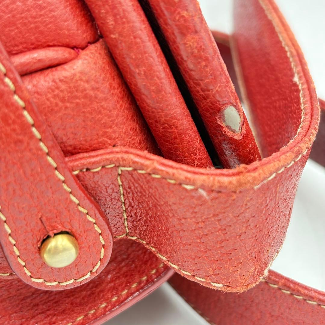 グッチ カメラバッグ レッド ファッション ショルダー 1010-S7073h