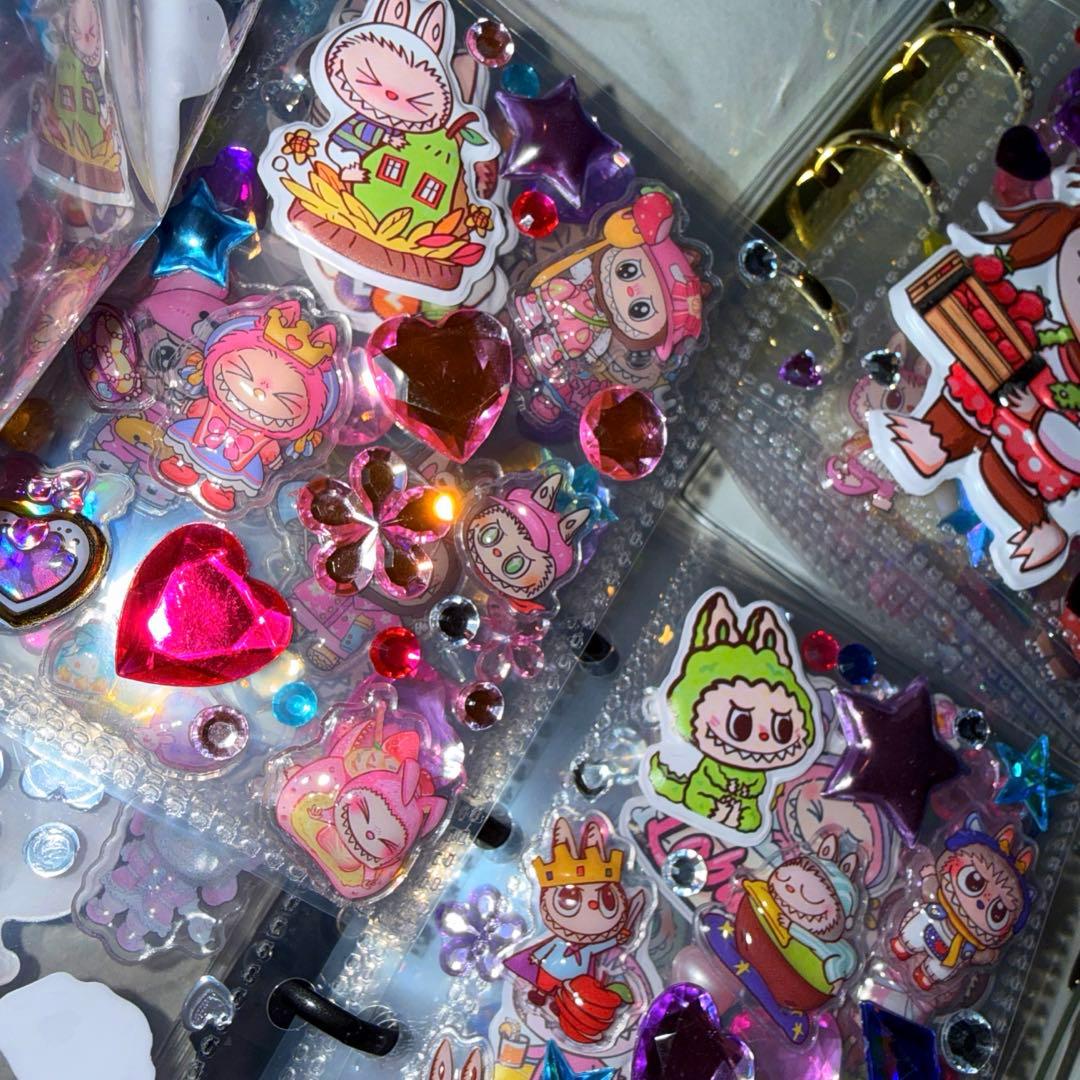 キラキララブブぷっくりシール帳完成品３冊セット