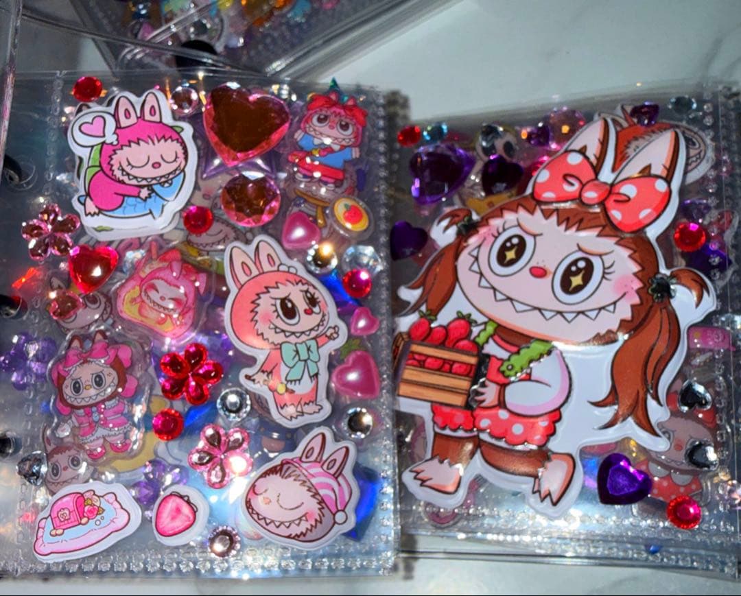 キラキララブブぷっくりシール帳完成品３冊セット