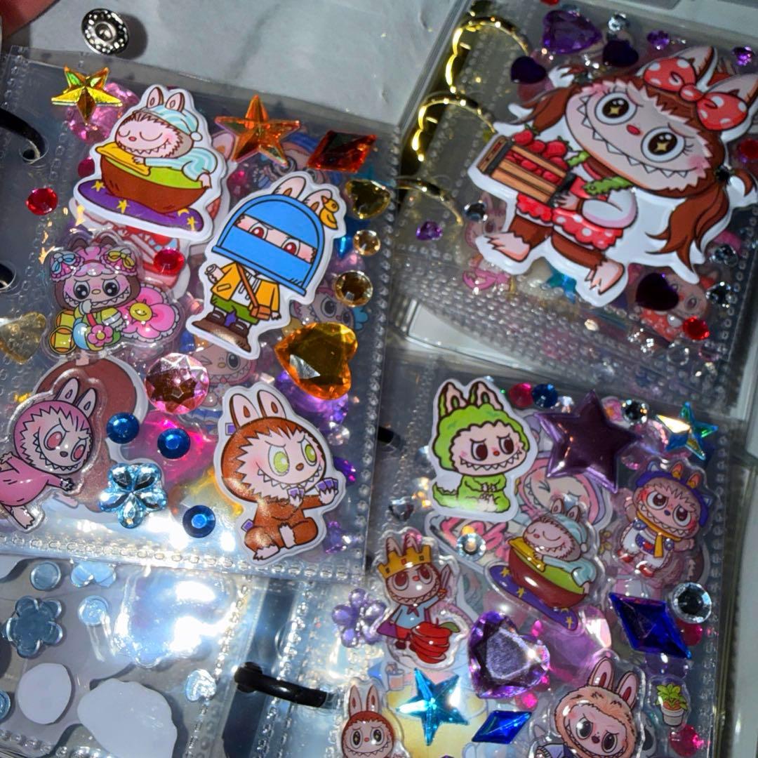 キラキララブブぷっくりシール帳完成品３冊セット