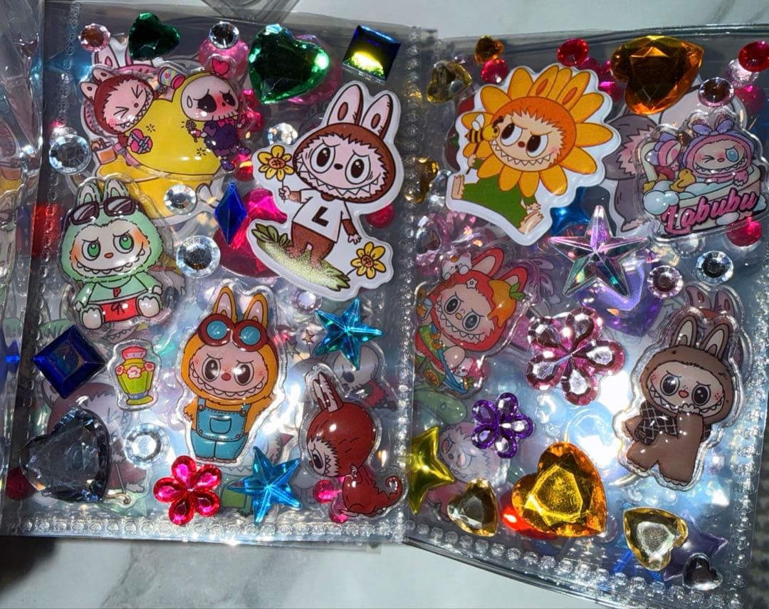 キラキララブブぷっくりシール帳完成品３冊セット