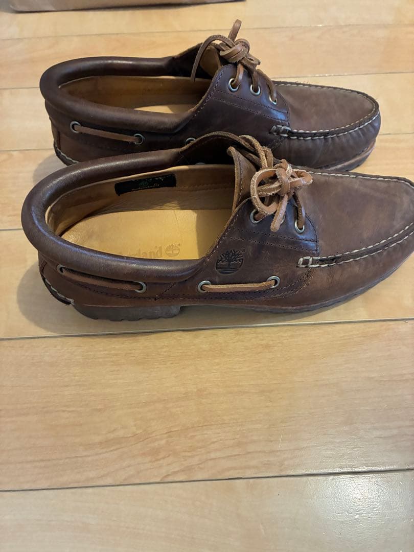 Timberland 3eye ブラウン デッキシューズ