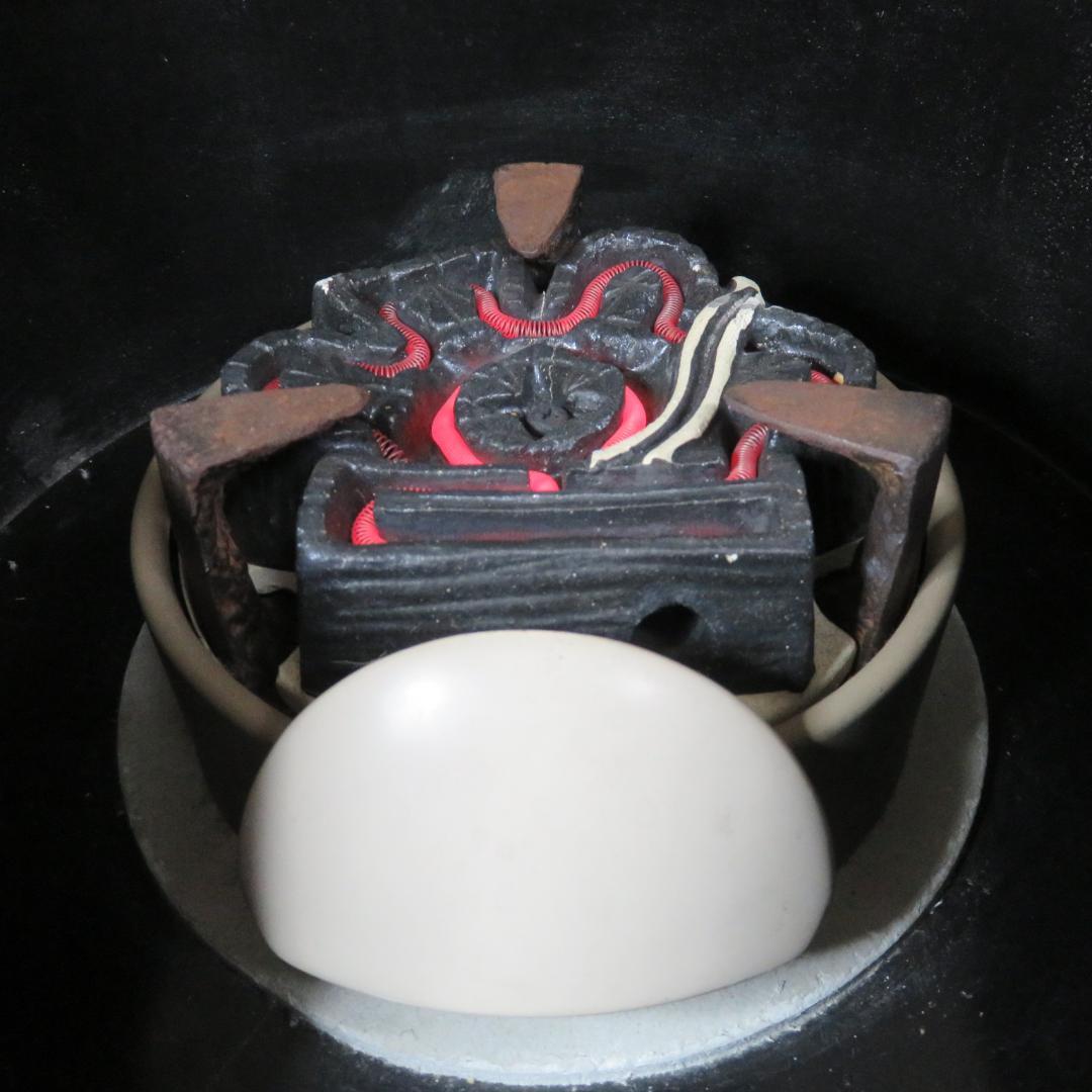 真風炉 銘 木箱 電熱器付 野々田商店 茶道具 セット