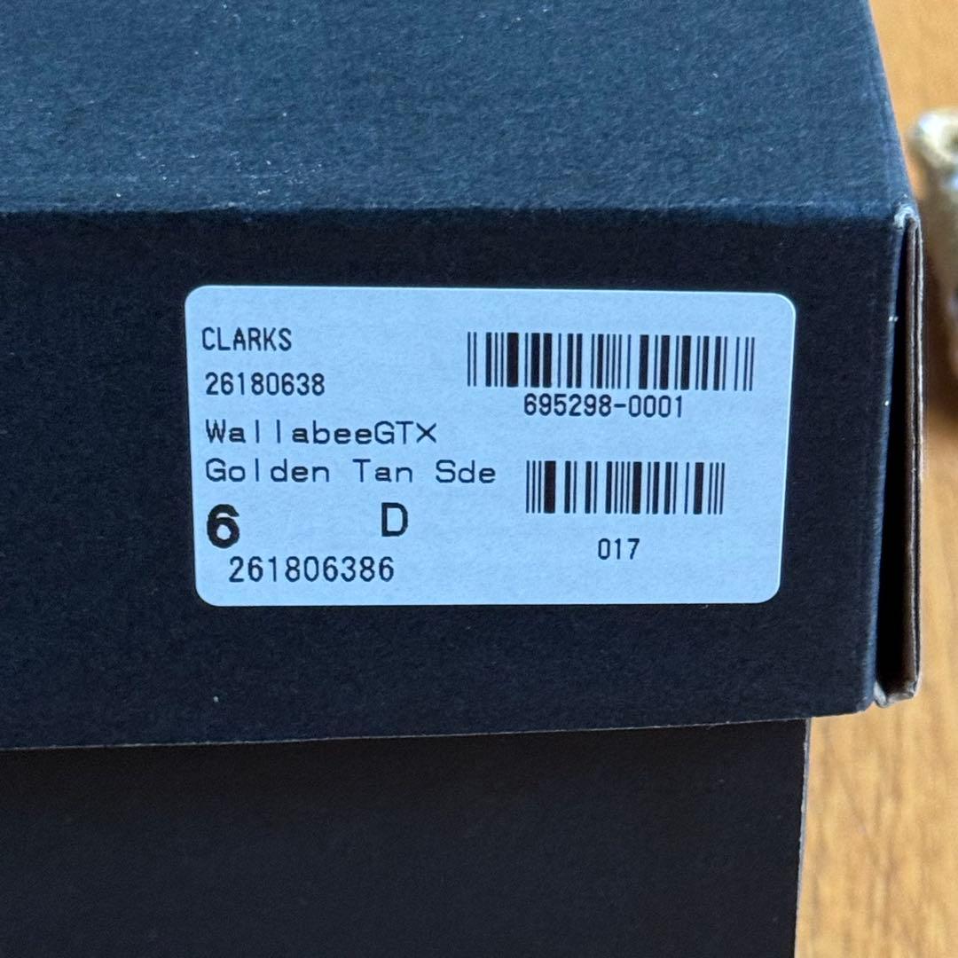 【最終値下げ】Clarks ワラビー GORE-TEX モカシン ベージュUK6