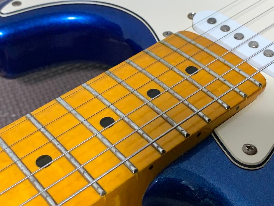 セルダー SELDER ストラト ストラトキャスター メイプル 杢目 青