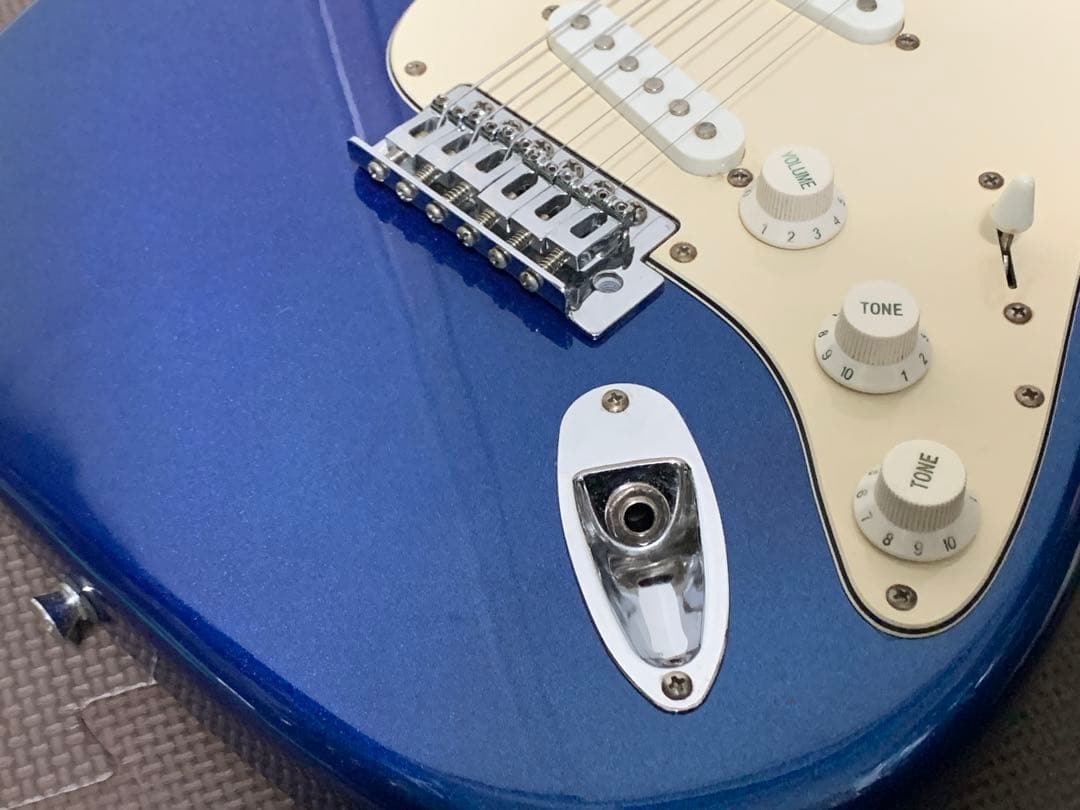 セルダー SELDER ストラト ストラトキャスター メイプル 杢目 青